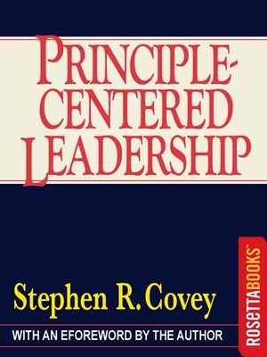 cover image of Principle-Centered Leadership